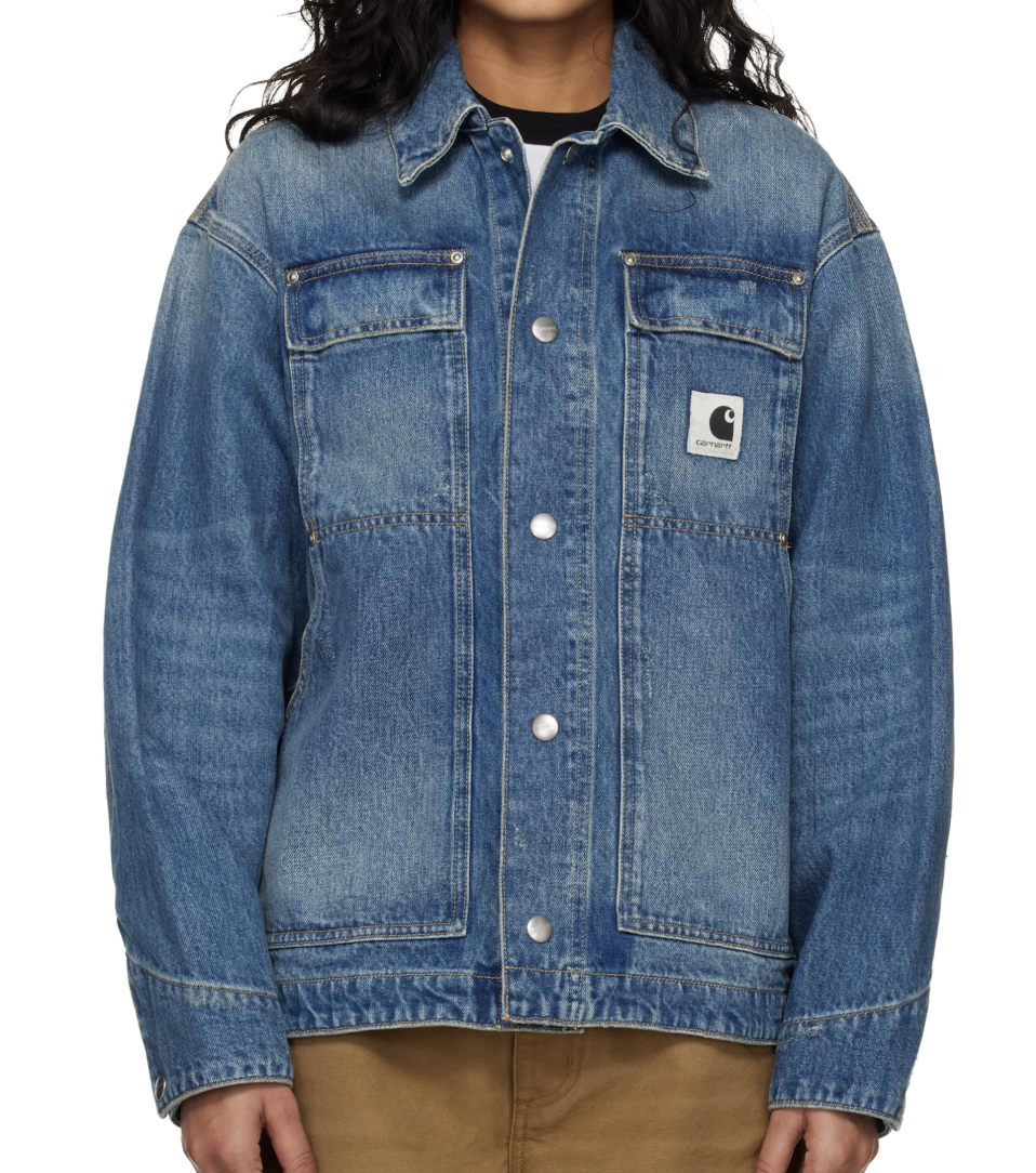 Carhartt Work in Progress, Blue OG Arctic Denim Jacket (Was $345)