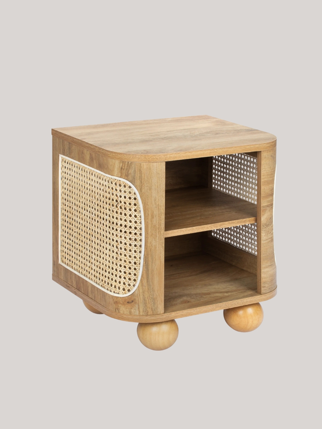 Cult Furniture, Una Square Wooden Side Table