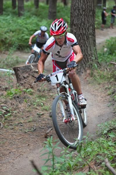 Mike Northcott on his way to second place.