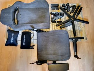 An unassembled Noblechairs Hero ST TX gaming chair