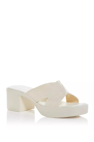 Best Jelly Sandals | Jeffrey Campbell White Sandals