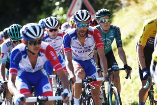 Thibaut Pinot on stage 4 of the Tour de France