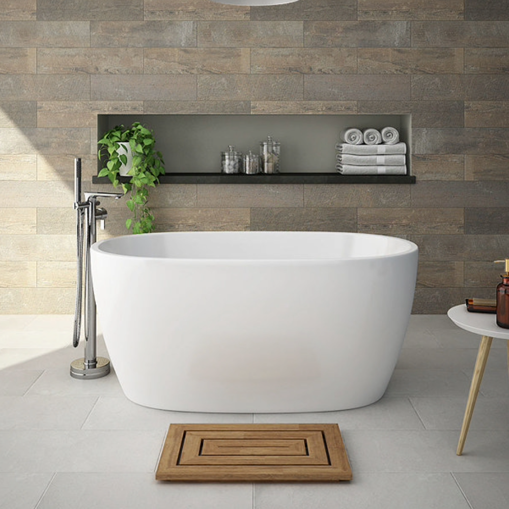 Snowden 1300 Small Modern Freestanding Bath