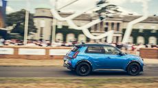 Alpine A290 Rallye on the hill at Goodwood