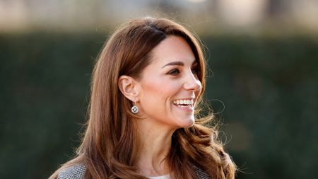 Kate Middleton, Catherine Duchess of Cambridge, attends Shout's Crisis Volunteer celebration event at Troubadour White City Theatre on November 12, 2019