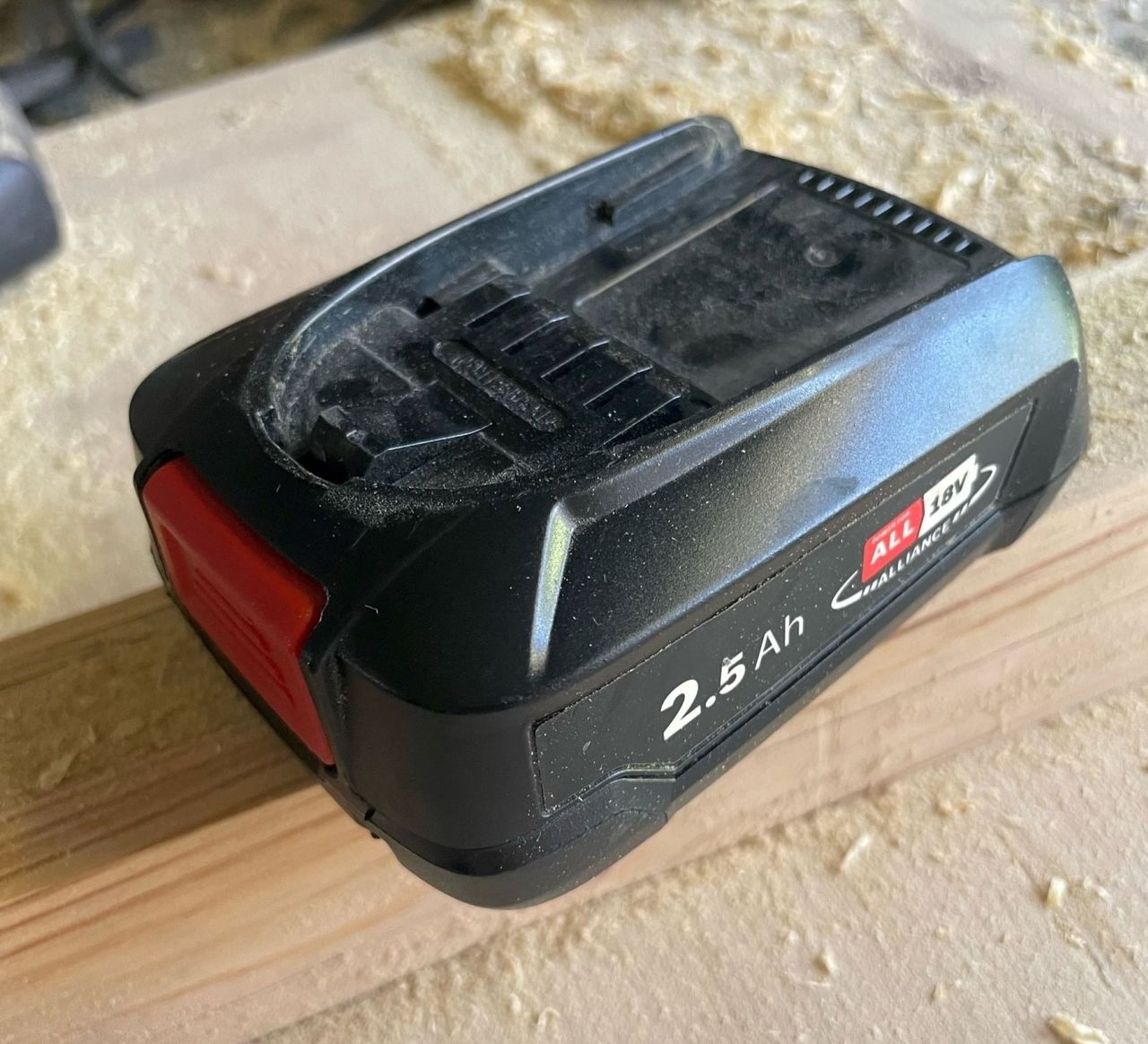 A 2.5ah Bosch battery