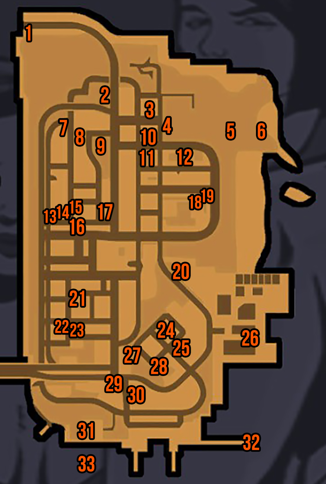 GTA 3 Map here : r/GTA