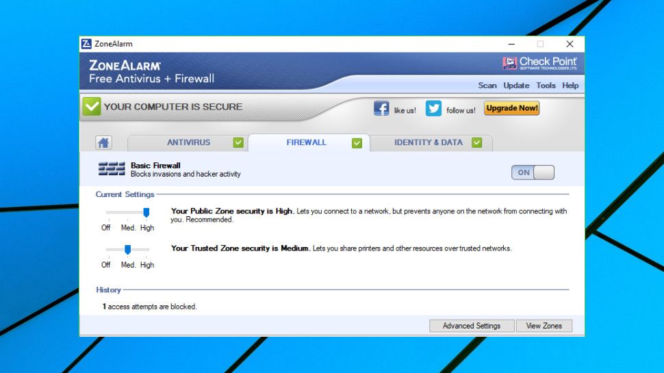 ZoneAlarm Free Antivirus review TechRadar