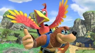 Banjo and Kazooie in Super Smash Bros. Ultimate.