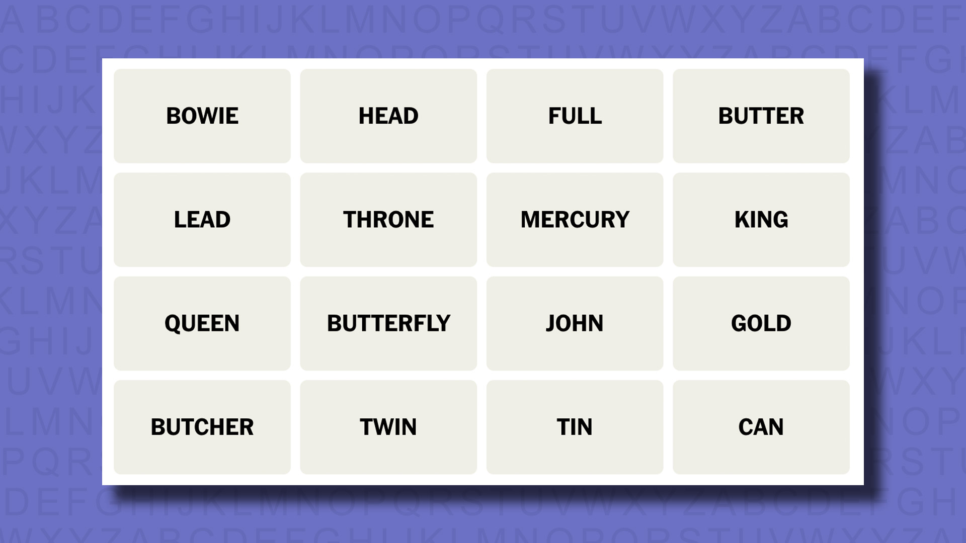 NYT Connections notes for Game 428 on purple background