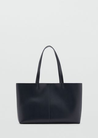 Leather-Effect Shopper Bag