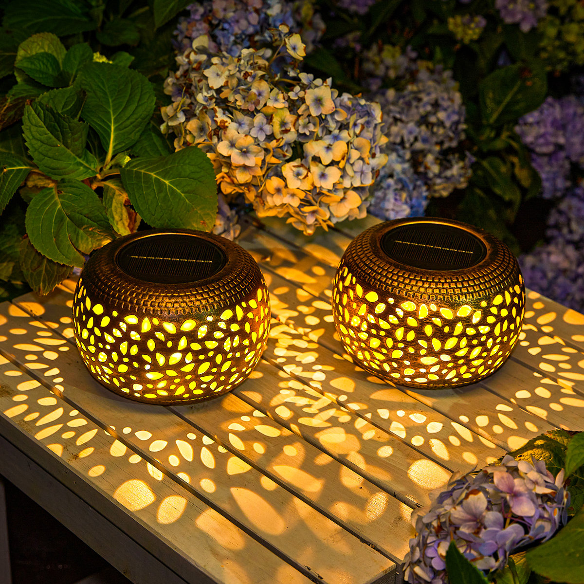 Letmy 4.02'' Solar Powered Integrated Led Color Changing Outdoor Lantern &amp;amp; Reviews | Wayfair