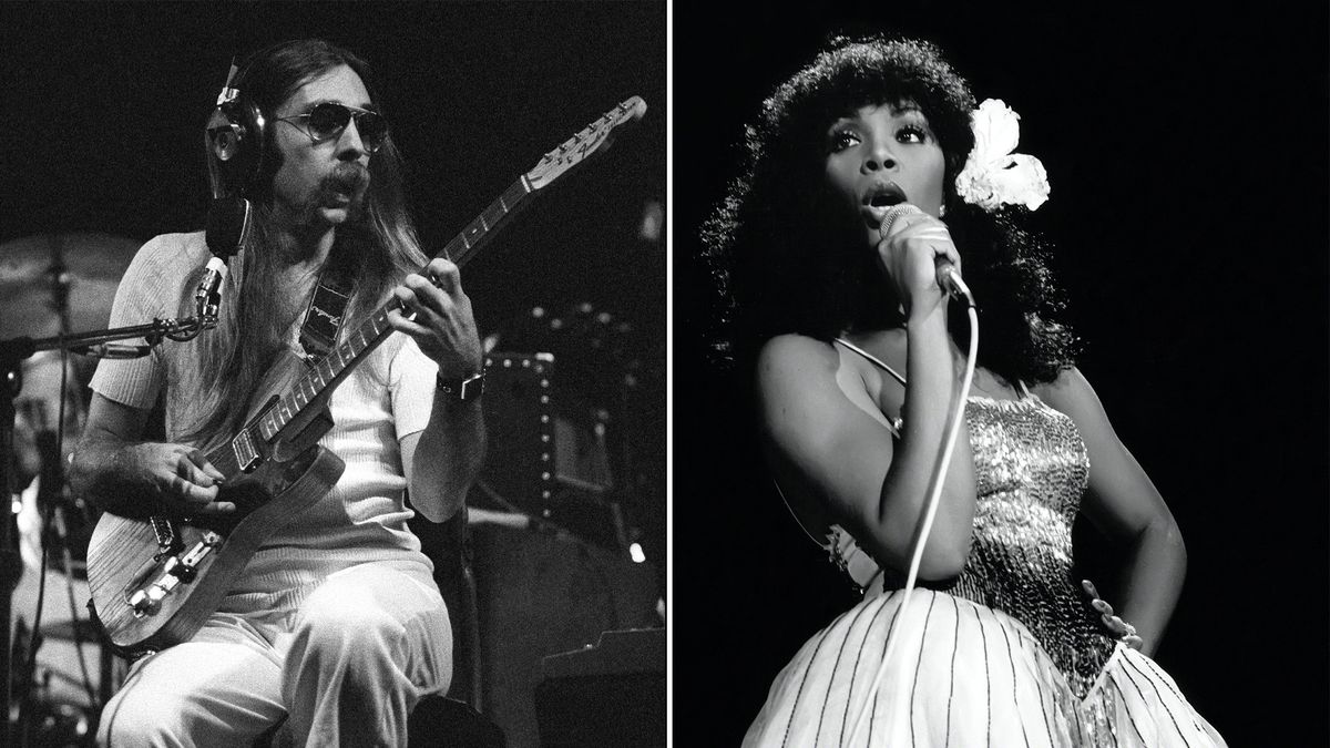 Jeff &quot;Skunk&quot; Baxter (left) and Donna Summer