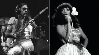 Jeff "Skunk" Baxter (left) and Donna Summer