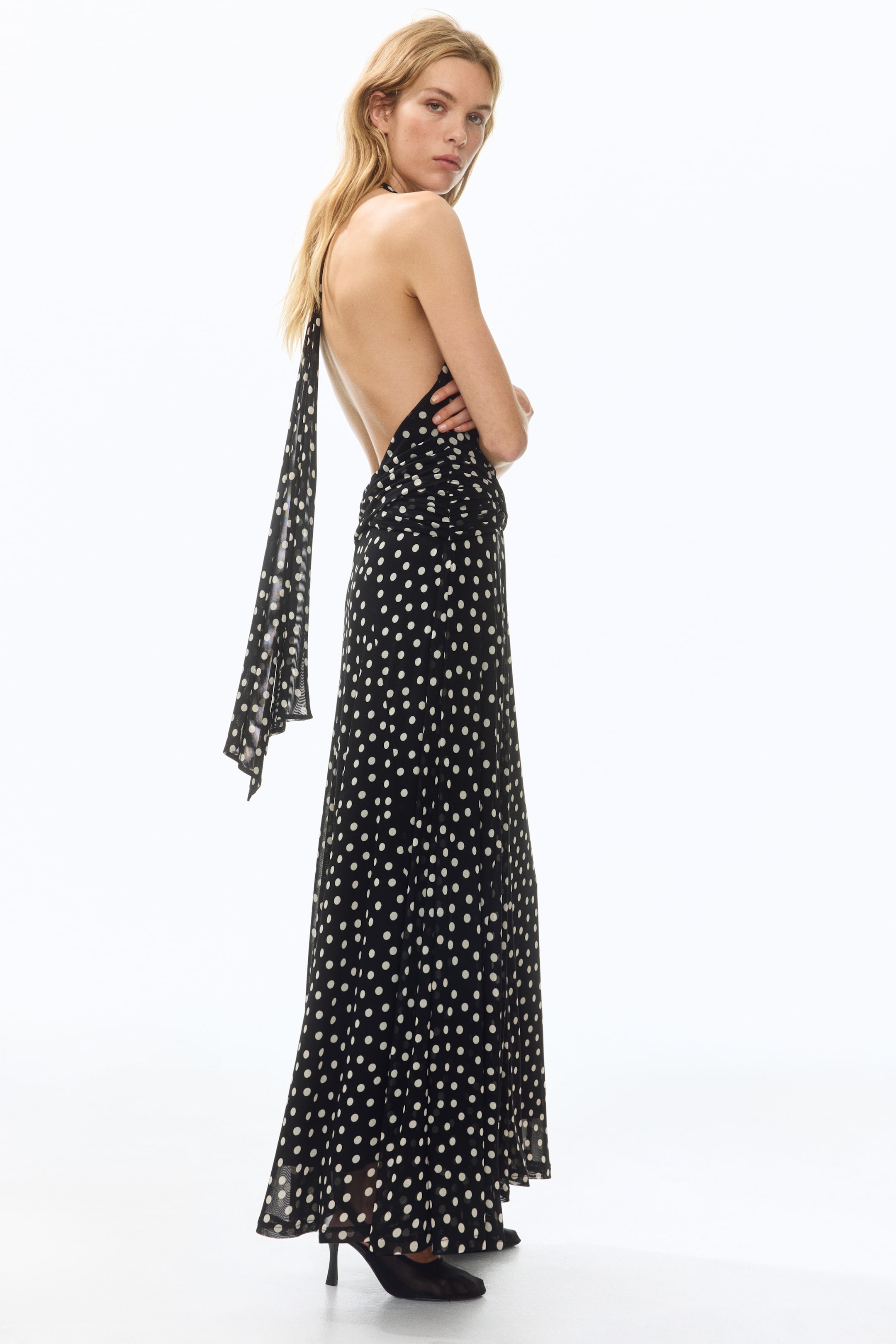 Mesh Halterneck Dress