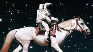 OpenAI image showing an astronaut riding a horse