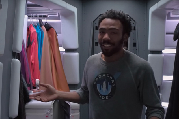 Lando tour of new Millennium Falcon