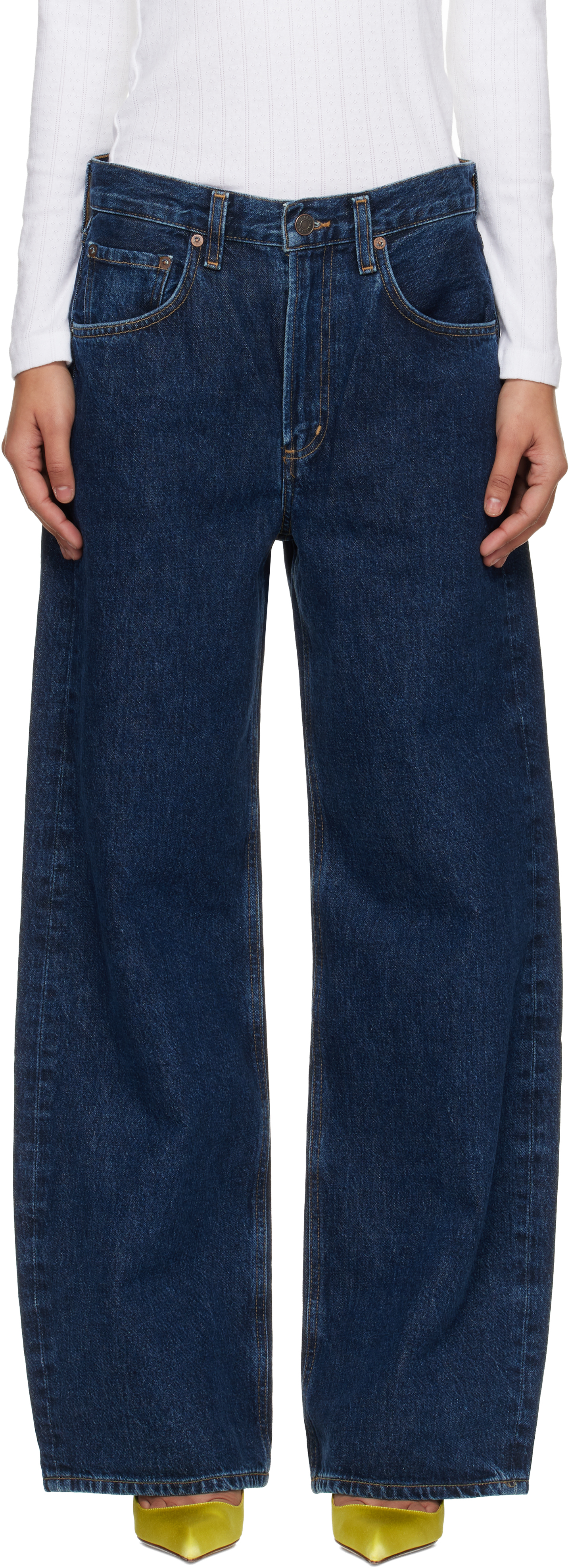 Navy Low Curve Jeans