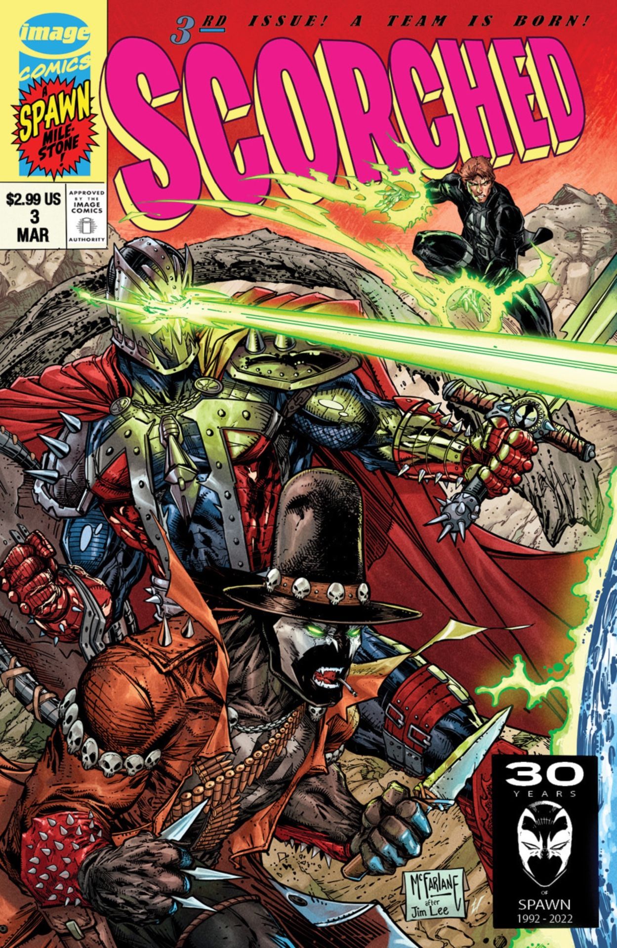 Scorched #3 variant cover