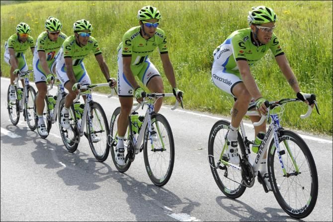 Cannondale sets tempo in the peloton