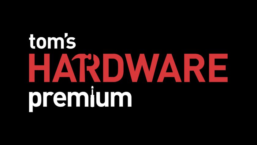 Tom&#039;s Hardware Premium logo on black background.