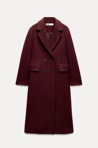 Manteco Wool Blend Coat Zw Collection