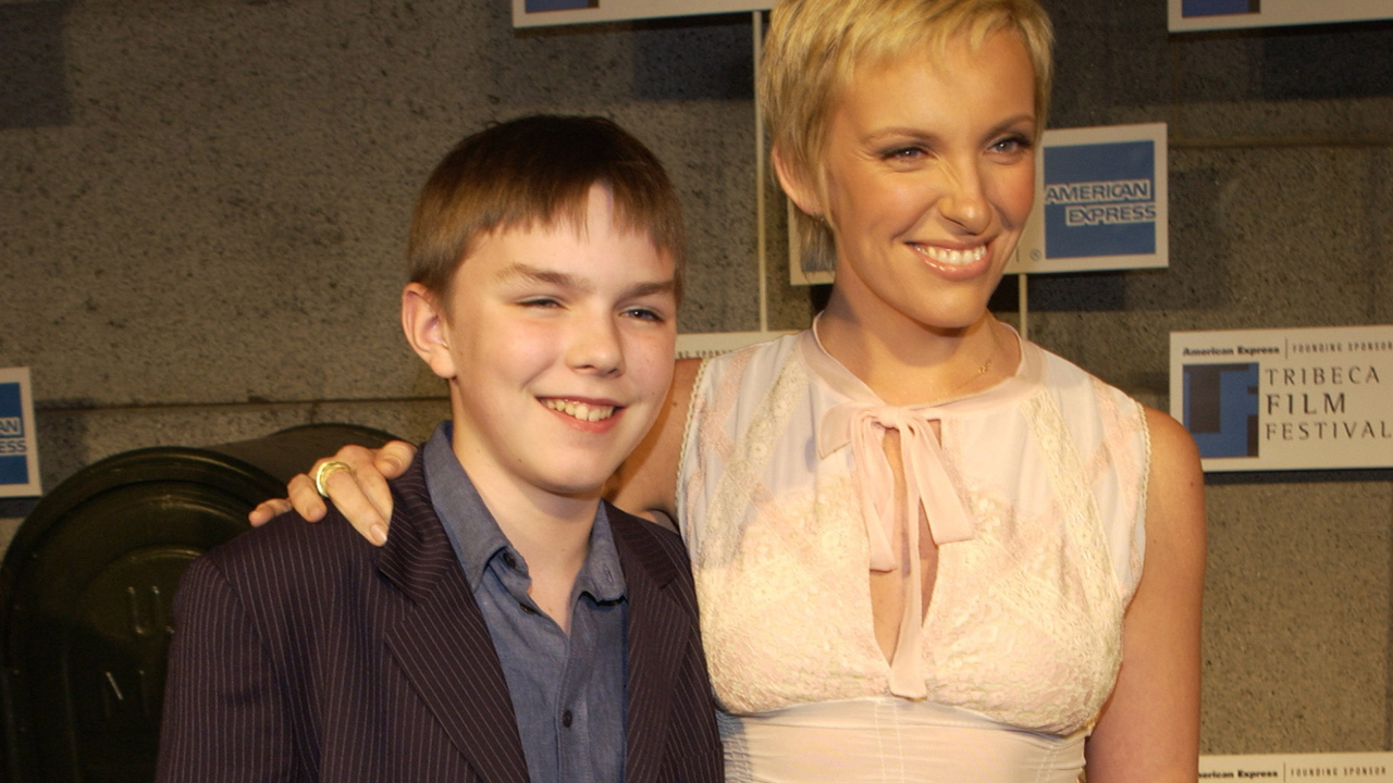 Nicholas Hoult and Toni Collette during 2002 Tribeca Film Festival - &quot;About A Boy&quot; Premiere After Party at Regent Hotel in New York City, New York, United States.