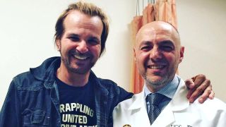 Rikki Rockett with Dr Ezra Cohen