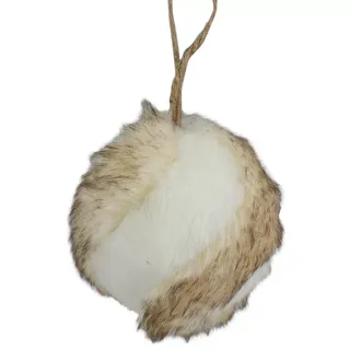 Northlight Faux Fur Ball Christmas Ornament - 3