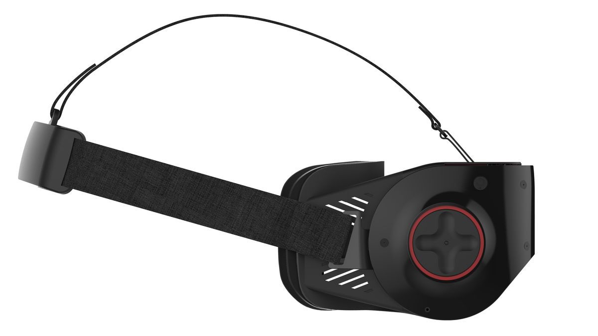 Side view of the Snapdragon 845 reference design headset