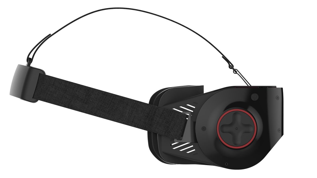 Side view of the Snapdragon 845 reference design headset
