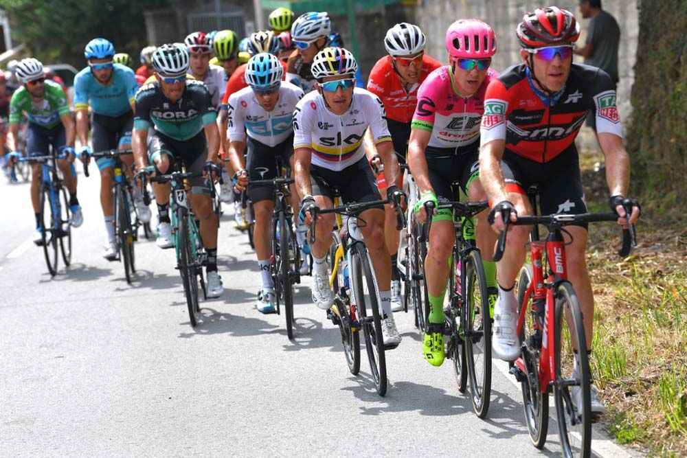 The main break on stage 15 of the Vuelta a Espana