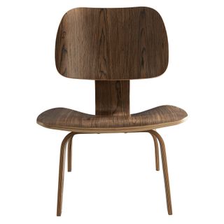 Molded Walnut Plywood Lounge Chair by Modway