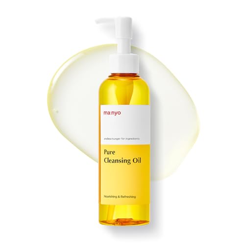 Ma:nyo Pure Cleansing Oil 6.7 Fl Oz (200ml) Daily Makeup Remover &amp;amp; Blackhead Melting With 14 Plant-Based Oils | Suitable for All Skin Types | Korean Skincare