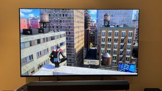 Marvel's Spider-man 2 displayed on a Sony Bravia 8 TV