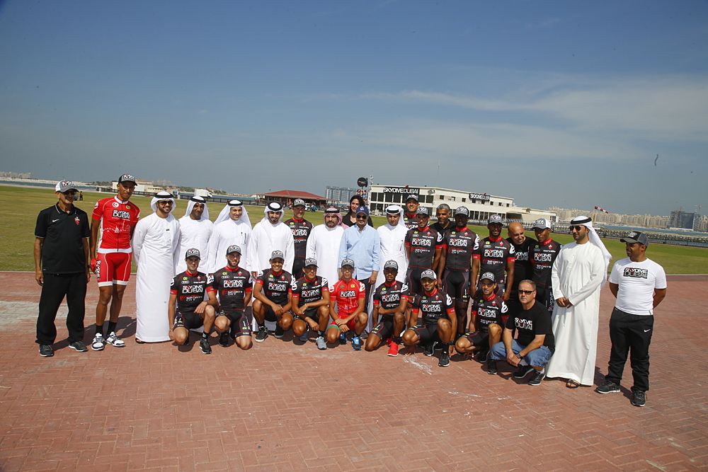 The Sky Dive Dubai team