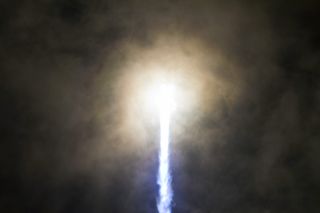 United Launch Alliance Atlas 5 Engines Glow ( Close-up)