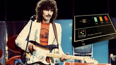 George Harrison performs with a Stat on German TV