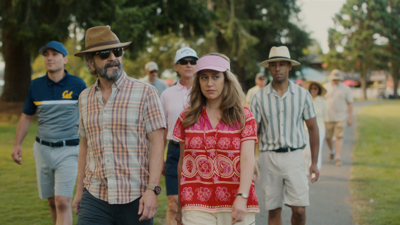 Marc Maron and Mariana Trevino in Stick