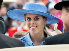 A close-up of Princess Beatrice who is 32-years-old