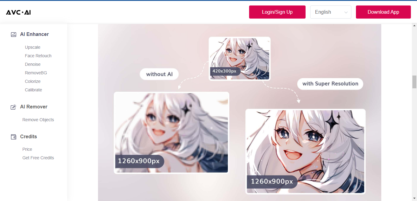 Website screenshot for avc.ai