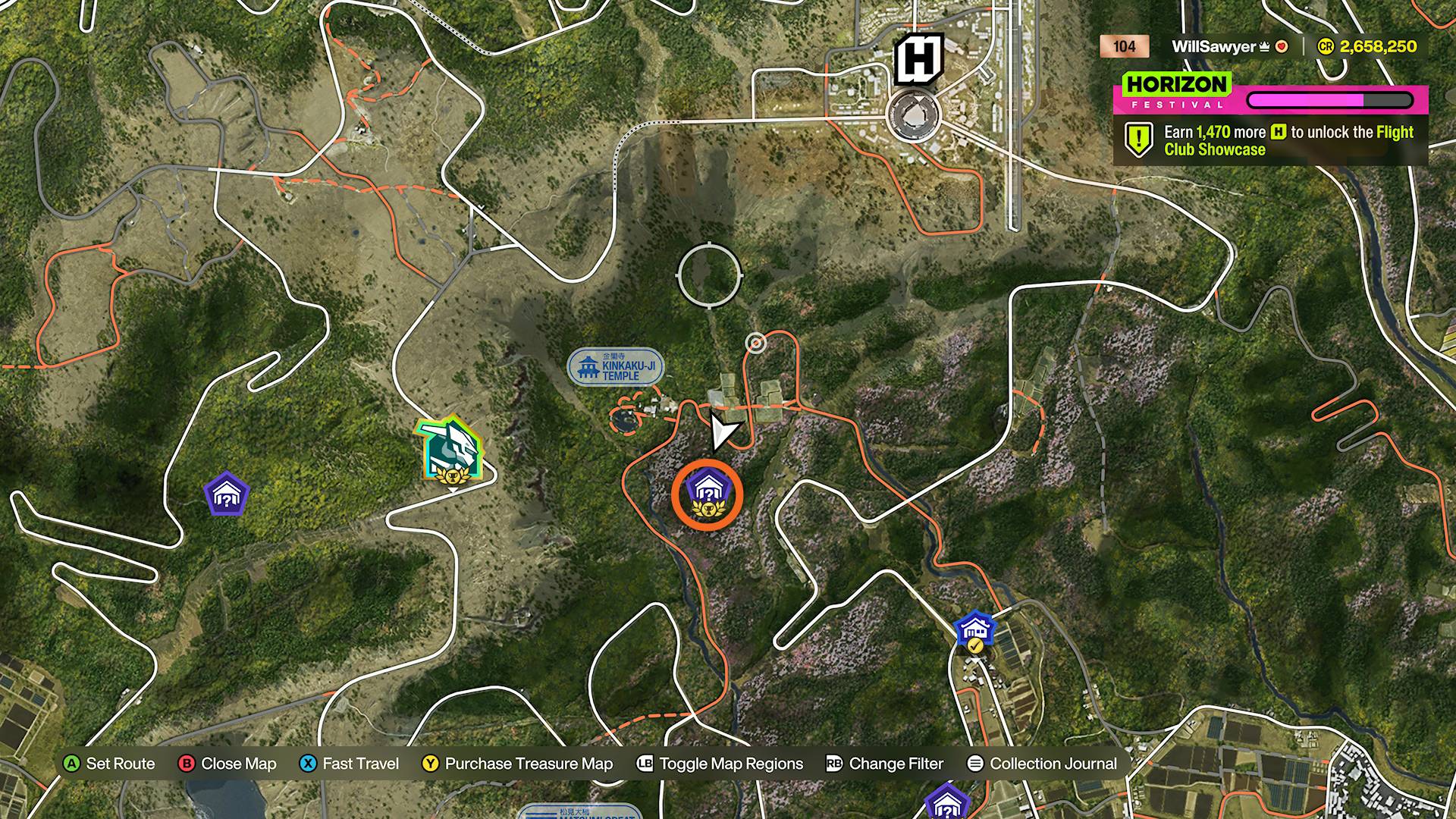 Forza Horizon 6 barn finds map for honda NSX-R GT