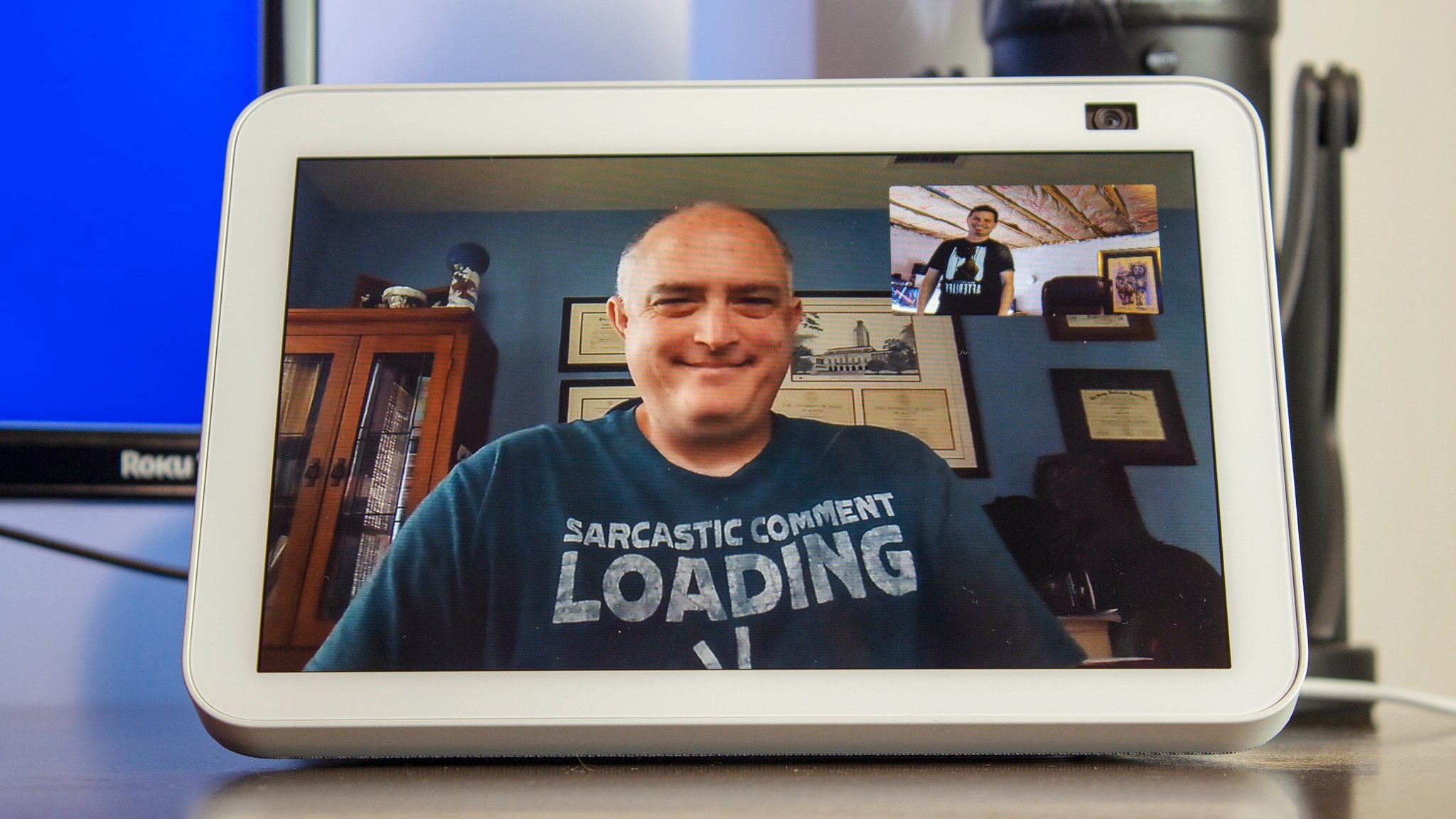 A video call on the Echo Show 8 (2nd Gen)