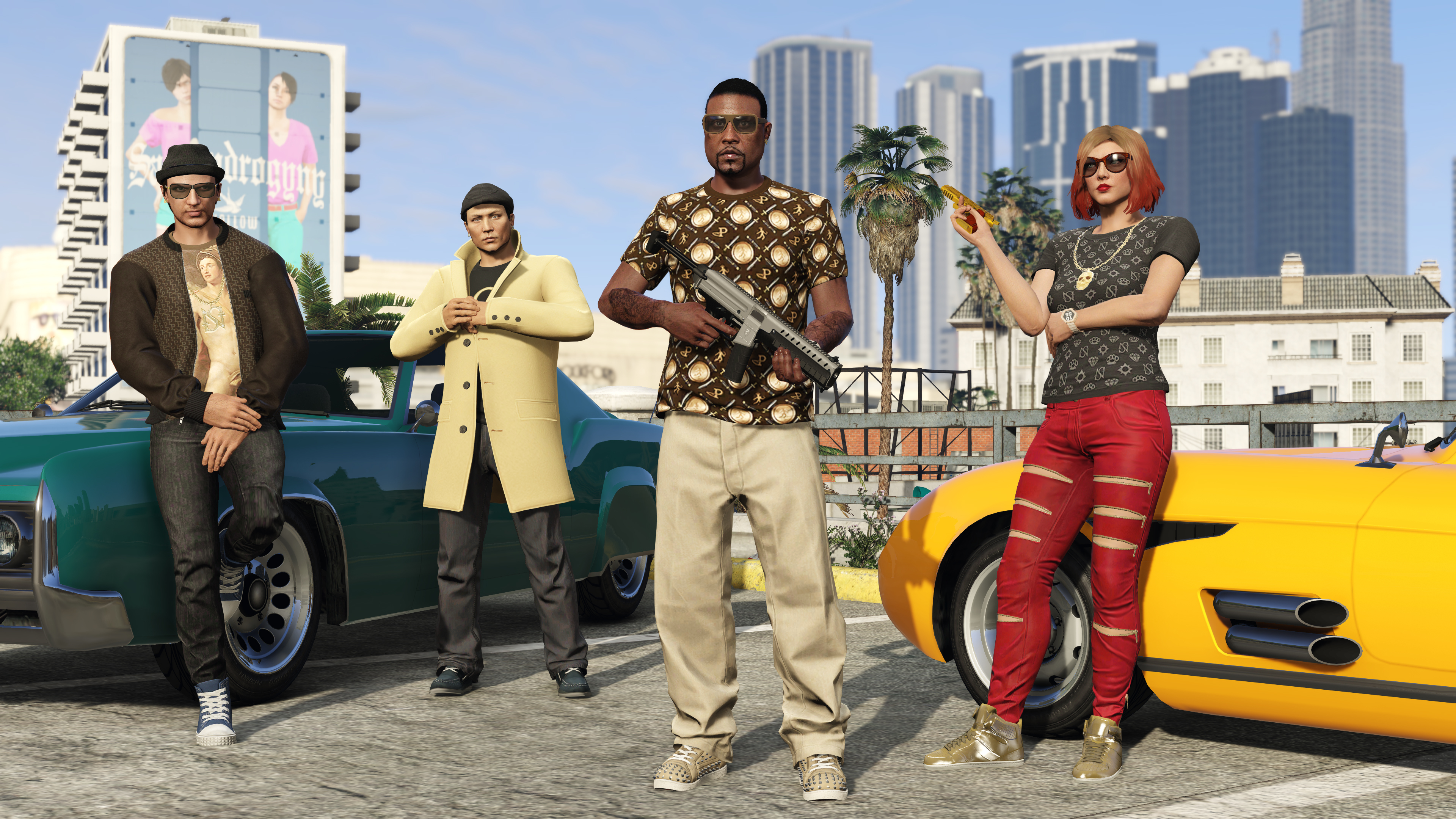 A group of players in GTA Online
