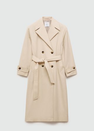 Double-Button Trench Coat