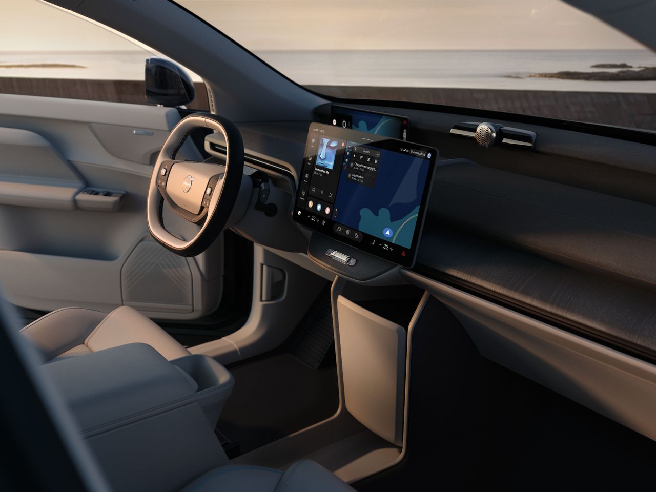 Volvo EX60 interior details
