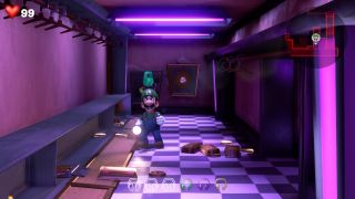 Luigi finds the green gem in the Dance Hall