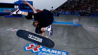 Mizuho Hasegawa of Japan competes in the Women&#039;s Skateboard Park Final during X Games Ventura 2024 at Ventura County Fairgrounds and Event Center on June 30, 2024 in Ventura, California. 