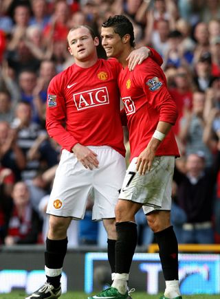 Wayne Rooney and Cristiano Ronaldo spent five seasons together at Manchester United