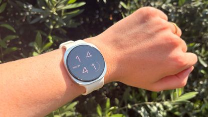 Grace Walsh wearing the Samsung Galaxy Watch 9 on wrist